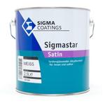 Sigma Sigmastar satin - Ral 1023 Verkeersgeel - 2.5 liter, Geel, Nieuw, Ophalen of Verzenden, Verf