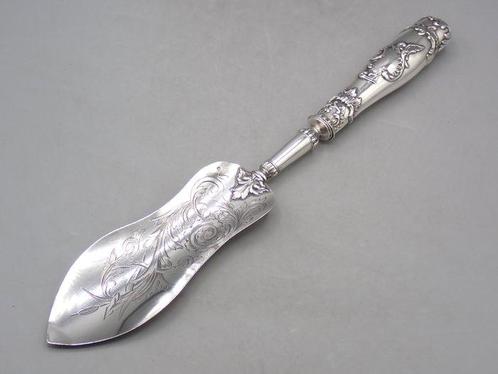 Edouard Ernie (est. 1882) - Serveerset voor vis - .800, Antiek en Kunst, Antiek | Goud en Zilver