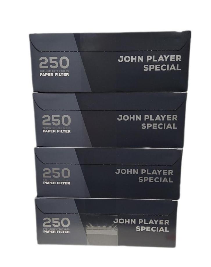 Jps hulzen (4x250 stuks) Papier filter, Verzamelen, Rookartikelen, Aanstekers en Luciferdoosjes, Nieuw, Verzenden