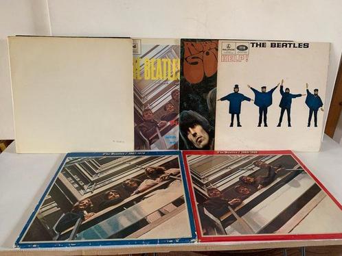 Beatles - 6 Albums White, Red & Blue Rubber Soul, Help!,, Cd's en Dvd's, Vinyl Singles