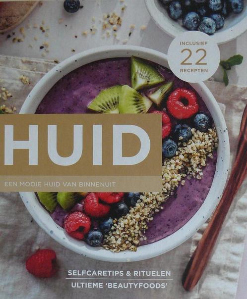 Huid, een mooie huid van binnenuit - Inclusief 22 Beautyfood, Boeken, Hobby en Vrije tijd, Zo goed als nieuw, Verzenden