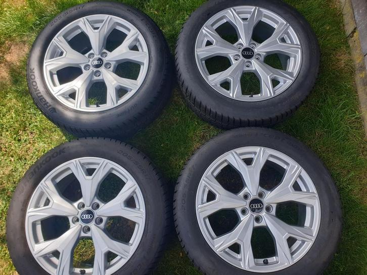 Originele Audi A1 Citycarver 17inch velgen +205 55 17 Winter, Auto-onderdelen, Banden en Velgen, 17 inch, Winterbanden, 205 mm