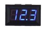 Inbouw voltmeter 0-300V DC Blauw, Ophalen of Verzenden, Nieuw