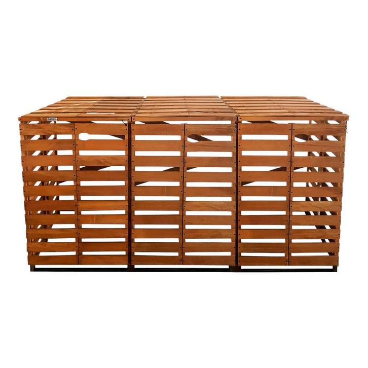 3x Containerombouw | Kliko ombouw | Containerberging | Bruin, Tuin en Terras, Bergingen en Tuinkasten, Nieuw, Hout, Containerberging
