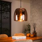 *WOONWINKEL* Moderne Hanglamp Koper Glas, Verzenden, Nieuw