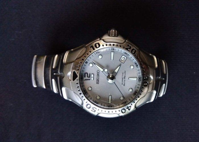 Seiko - Seiko Kinetic Auto Relay 5J22-0A60 - Zonder, Sieraden, Tassen en Uiterlijk, Horloges | Antiek
