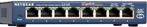 Netgear ProSAFE GS108GE - Netwerk Switch - Unmanaged - 8 Poo, Computers en Software, Routers en Modems, Verzenden, Nieuw