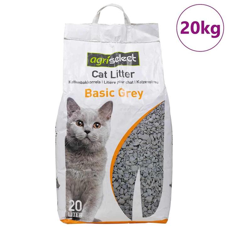 vidaXL Kattenbakvulling met babypoeder geur Bentoniet 20L, Dieren en Toebehoren, Katten-accessoires, Nieuw, Verzenden