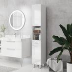 TRUUSK Badkamerkast Smal, Hoge Kast Toiletkast Met Hoogglans, Huis en Inrichting, Badkamer | Badkamermeubels, Verzenden, Nieuw