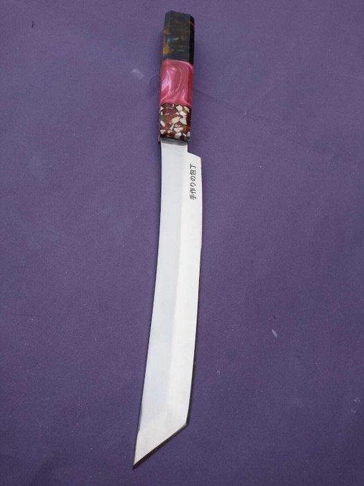 Keukenmes - Keukenprofessional Katana Chef Mes Handgemaakt, Antiek en Kunst, Antiek | Keukenbenodigdheden