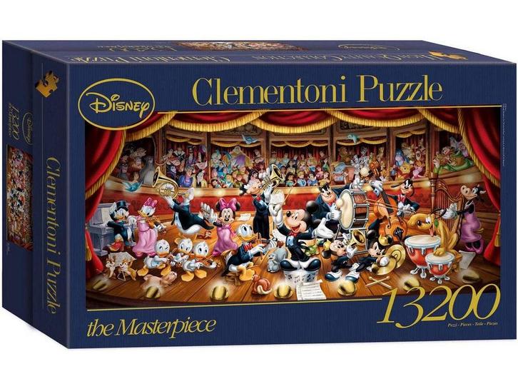 Clementoni 38010 - Puzzel - 13200 stukjes - Disney Orchestra, Hobby en Vrije tijd, Denksport en Puzzels, Nieuw, Verzenden