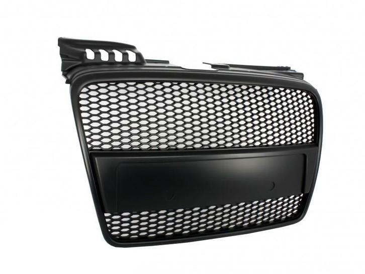 Grill Audi A4 B7 (2004-2008) RS4 Matte Black Embleemloos, Auto-onderdelen, Overige Auto-onderdelen, Ophalen of Verzenden