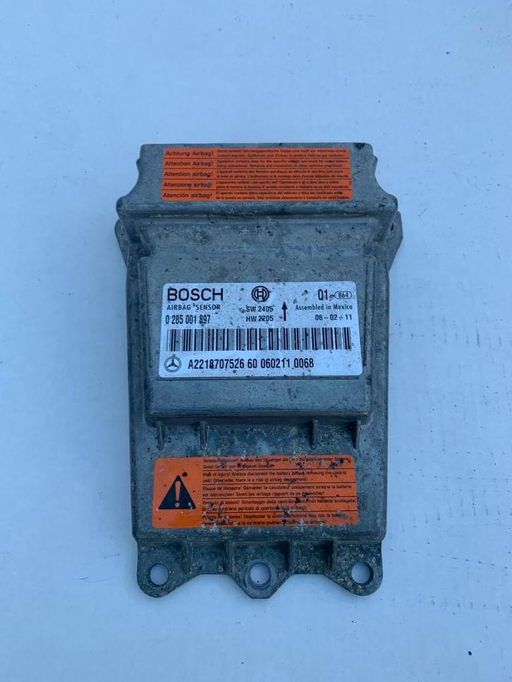 S600L airbag module stuurapparaat SRS A2218707526 0285001897, Auto-onderdelen, Elektronica en Kabels, Gebruikt, Mercedes-Benz