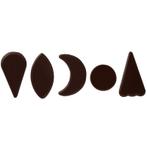 Callebaut Chocoladedecoratie Standaard Ass. Puur 630st., Hobby en Vrije tijd, Taarten en Cupcakes maken, Nieuw, Verzenden