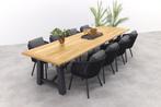 Vdgarde Ohio/Keltex tuinset-teak/aluminium-antraciet-330x101, Tuin en Terras, Tuinsets en Loungesets, Verzenden, Nieuw, Hout, Tuinset