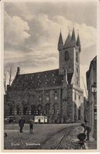 SLUIS - Stadhuis, Verzamelen, Ansichtkaarten | Nederland, Verzenden, Gelopen