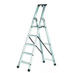 Maxall Bordes Trap semi prof 1,87m 5 treden, Doe-het-zelf en Verbouw, Ladders en Trappen, Ophalen of Verzenden, Nieuw