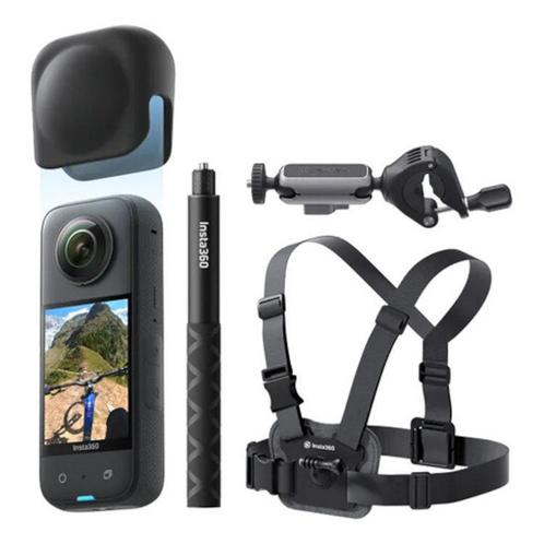 Insta360 X3 360-graden action camera Bike Combo Deluxe, Audio, Tv en Foto, Videocamera's Digitaal, Gebruikt, Verzenden