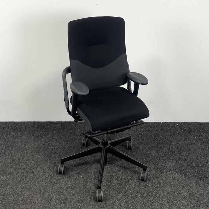 Grahl Xenium Bureaustoel - Zwart / Grijze Bekleding, Huis en Inrichting, Bureaustoelen, Bureaustoel, Gebruikt, Ergonomisch, Ophalen of Verzenden