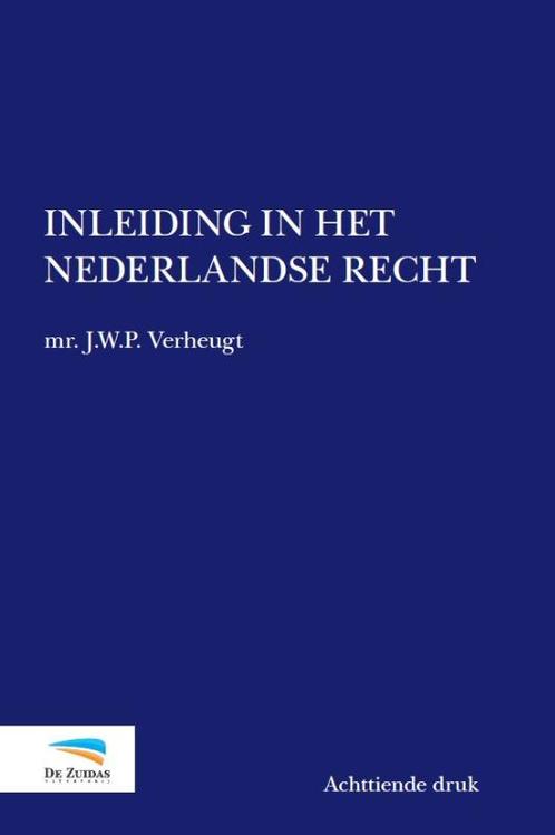 Inleiding in het Nederlandse recht 9789090290256, Boeken, Studieboeken en Cursussen, Zo goed als nieuw, Verzenden