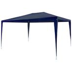 vidaXL Partytent 3x4 m PE blauw, Verzenden, Nieuw, Partytent