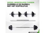 Tunturi Halterset 20 kg - Gietijzer Halter en Dumbbells - 20, Verzenden, Nieuw
