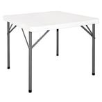 Tafel - Inklapbaar - Vierkant - 86 x 86 x 74 cm (H) - Wit -, Verzenden