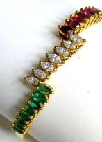 Armband - 18 karaat Geel goud - 4.23ct. tw. Diamant, Nieuw