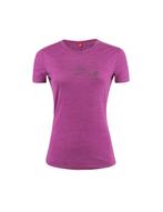 Loeffler shirt korte mouwen W Printshirt Country Merino -..., Kleding | Dames, Löffler, Verzenden, Zo goed als nieuw, Paars