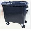 660L 770L 1100L 1700L Zwart Groen Blauw Afvalcontainer DIN, Kunststof, Verzenden, Nieuw, 40 liter of meer