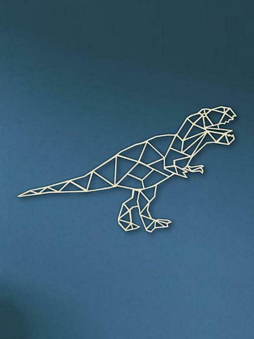 Geometrische Dinosaurus / Dieren, Huis en Inrichting, Woonaccessoires | Overige, Nieuw, Ophalen of Verzenden