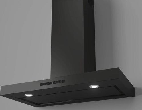 Stoves Level RC 900 ZWART wand afzuigkap - 90 cm. breed - zw, Witgoed en Apparatuur, Afzuigkappen, Vrijstaand, Wandschouwkap, Nieuw