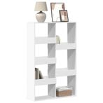 vidaXL Boekenkast 100x33x155,5 cm bewerkt hout wit, Huis en Inrichting, Kasten | Boekenkasten, Verzenden, Nieuw, Overige houtsoorten