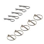Novio Assortiment borgveren+clips verenstaal,  wit verzinkt, Ophalen of Verzenden, Nieuw