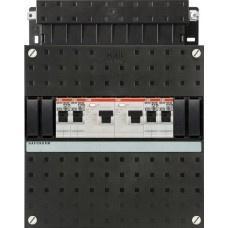 ABB groepenkast 1-fase, 4 groepen, 2 Aardlekschakelaars 2-P, Doe-het-zelf en Verbouw, Elektra en Kabels