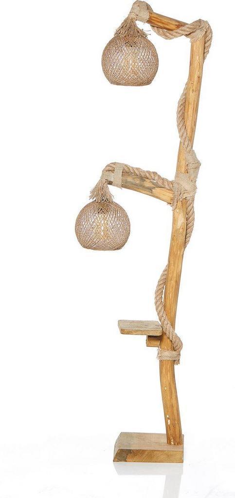 Asir 390FLH1772 Vloerlamp 24x24x140 cm van 79 voor 39, Huis en Inrichting, Lampen | Vloerlampen, Nieuw, Hout, 100 tot 150 cm, Ophalen of Verzenden