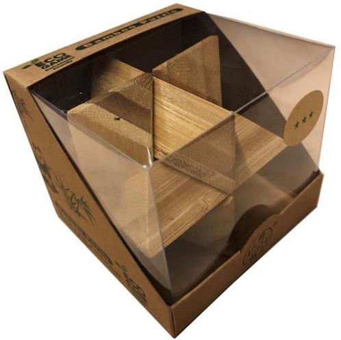 Eco Bamboo Puzzel Ster | Van der Meulen - Puzzels, Hobby en Vrije tijd, Denksport en Puzzels, Nieuw, Verzenden