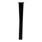 Gratis Verzending - Zwarte X tafelpoot 72 cm met stelvoeten, Huis en Inrichting, Tafels | Eettafels, Overige vormen, Nieuw, Modern