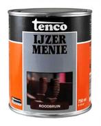 Tenco ijzermenie 750 ml, roodbruin, bus, Nieuw, Verzenden