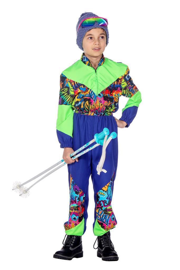 Skipak Retroprint Lolyo Jongens, Kleding | Heren, Carnavalskleding en Feestkleding, Nieuw, Ophalen of Verzenden