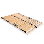 vidaXL Lattenbodem met 28 latten 7 zones 120x200 cm, Huis en Inrichting, Slaapkamer | Bedden, Bruin, Verzenden, Nieuw, Twijfelaar
