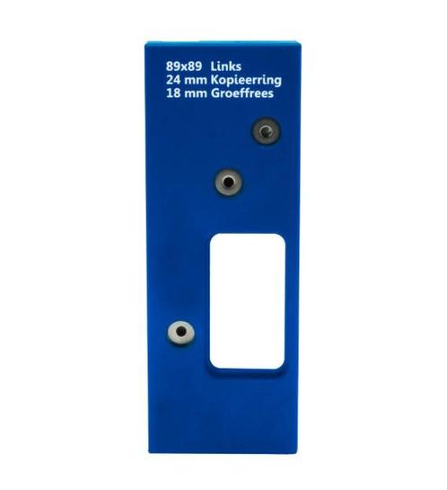 Boormal voor scharnieren ronde hoek 89x89 mm links, Doe-het-zelf en Verbouw, Hang- en Sluitwerk, Verzenden
