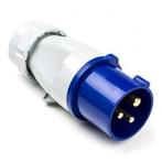 CEE stekker | Q-link (Driepolig, Met aarde, 16A, Blauw), Doe-het-zelf en Verbouw, Elektra en Kabels, Verzenden, Nieuw