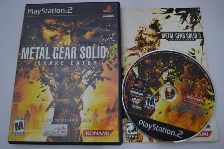 Metal Gear Solid 3 - Snake Eater, Spelcomputers en Games, Games | Sony PlayStation 2, Zo goed als nieuw, Verzenden