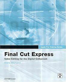 Final Cut Express (Apple Pro Training) von Weynand, Diana, Boeken, Overige Boeken, Gelezen, Verzenden