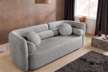 Moderne bank ART DECO 200cm grijs Bouclé 3-zits bank incl. beschikbaar voor biedingen