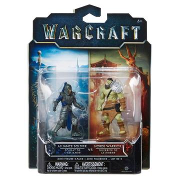 World of Warcraft Alliance Soldier vs. Horde Warrior Mini Fi
