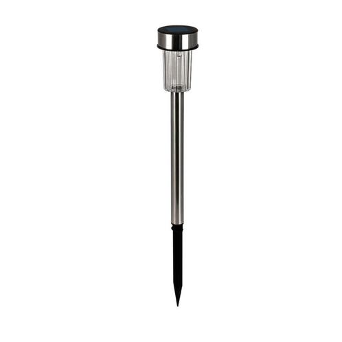 Benson Solar tuinlamp - RVS - Automatisch - 36 cm - Zilve..., Tuin en Terras, Buitenverlichting, Nieuw, Ophalen of Verzenden