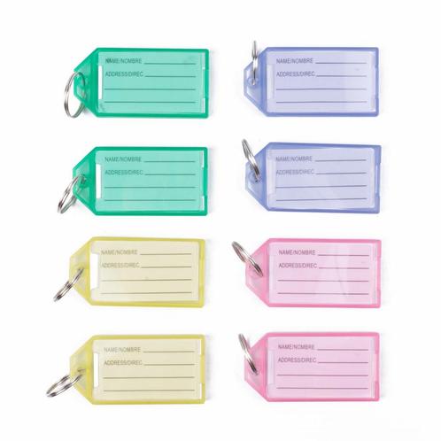Benson Sleutellabels Easy Click - Kleurrijk - Duurzaam ku..., Verzamelen, Sleutelhangers, Nieuw, Ophalen of Verzenden
