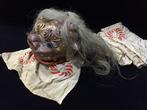 Japanese Vintage Wooden  Lion Dance SHISHI MAI Head -